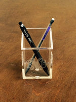 Monogrammed Acrylic Pen & Pencil Cup
