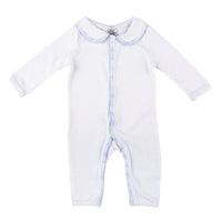 Monogrammed Blanket Stitch Onesie