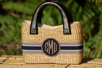 Monogrammed Beverly Basket Mono