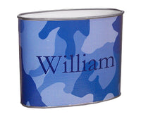 Blue Camo Letter Box