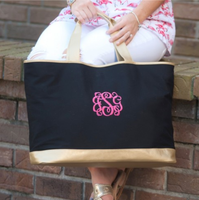 Monogrammed Cabana Totes