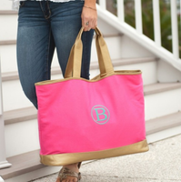 Monogrammed Cabana Totes