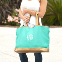 Monogrammed Cabana Totes