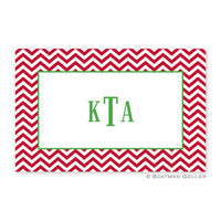 Chevron Red Placemat