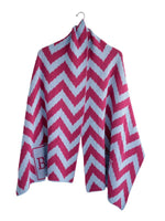 Monogrammed Chevron Wrap
