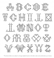 Chic Monogram Round Cutting Board