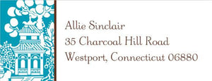 Chinoserie Address Label