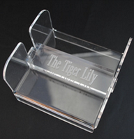 Monogrammed Solid Bar Cocktail Napkin Holder