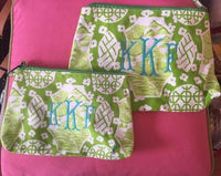 Monogrammed Travel Bag - Canton Pattern