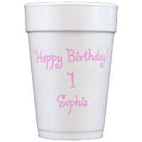 Personalized Foam Cups (14oz)