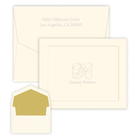 Capital Embossed Folded Notes