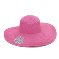 Monogrammed Floppy Hat