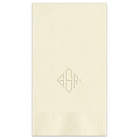 Delavan Monogram Guest Towel - Embossed