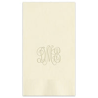 Classic Monogram Guest Towel - Embossed