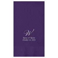 Serenity Guest Towel - Foil-Pressed