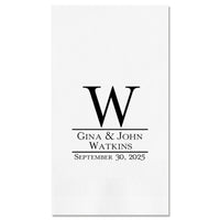 Established Guest Towel - Foil-Pressed
