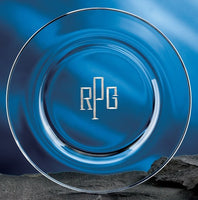 Engraved Gourmet Glass Plates