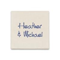 Rosario Coaster Napkin - Raised Ink