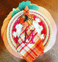 Harvest Plaid Table Linens/Set of 4