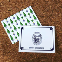 Double Happiness Jar Folded Notecards