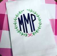 Diamond Damask Huck Towel