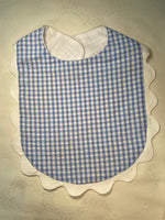 Gingham Baby Bib