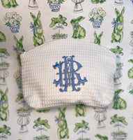 Fine Waffle Cosmetic Bag