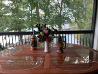 Monogrammed Oval Acrylic Placemat/Set of 2