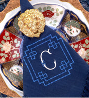 Monogrammed Cotton Fringe Napkins/Set of 4