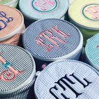 Monogrammed Button Jewelry Round
