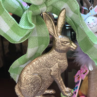 Gold Rabbit Ornament