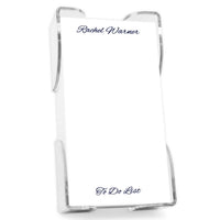 Highland List - White with holder