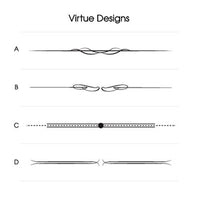 Virtue Raised Ink Calling Card