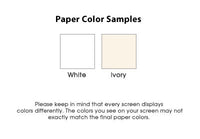 Cursive Monogram Note - Raised Ink