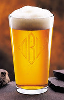 Engraved Micro-Brew Pub Glasses