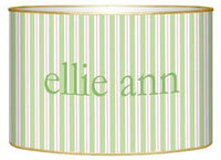 Green & Pink Stripe Letter Box