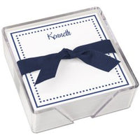 Hawthorn Memo Square - White with Holder