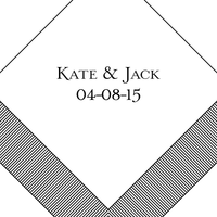 Chesterfield Foil-Pressed Napkin