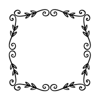 Delavan Framed Monogram Napkin - Embossed