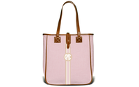Monogrammed Nantucket Tote- Blush Chambray