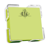 Delavan Monogram Petite Square - Carnival with Holder