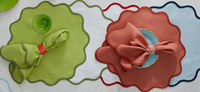 Scallop Edge Round Placemat