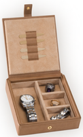 Travel Cufflink Watch Case