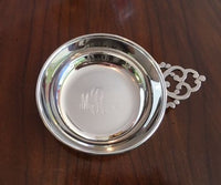 Engraved Pewter Baby Porringer