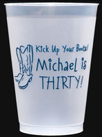 Monogrammed Shatterproof 12 oz Cups