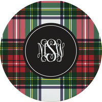 Tartan Plaid 10" Melamine Plate