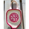 Monogrammed Tennis Racket Canvas Covers