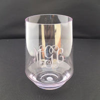 Monogrammed Unbreakable Stemless Wine Glass (Set of 4)