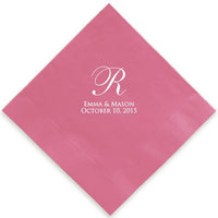 Serenity Foil Stamped Napkins