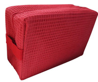 Monogrammed Waffle Cosmetic Bag
